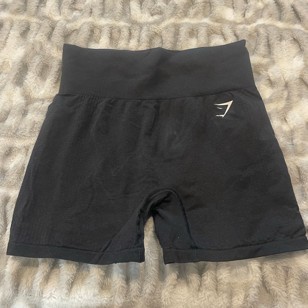 Black Gymshark Vital Seamless shorts